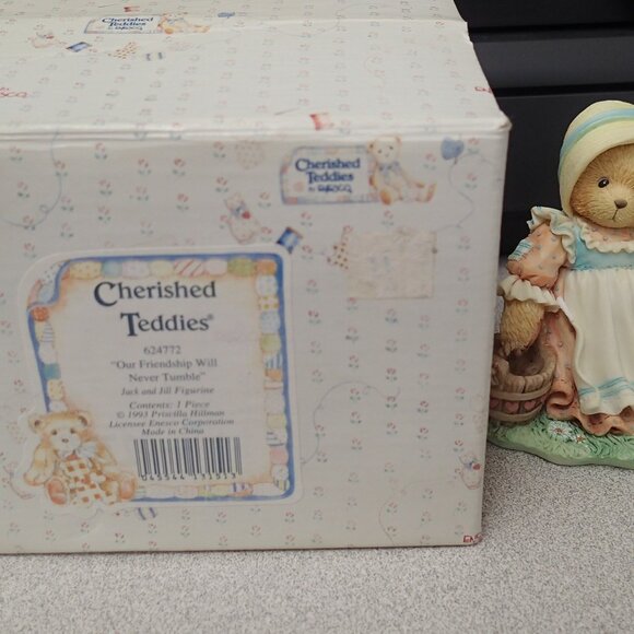 Cherished Teddies Jack and Jill Our Friendship Will Never Tumble - Picture 7 of 7